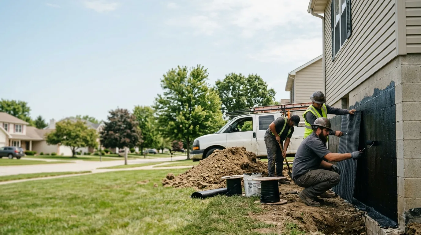 Basement Waterproofing in Derby, OH near me